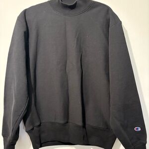 Champion Men's Black Turtleneck Sweater